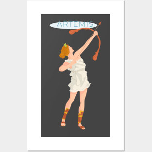 Artemis Greek Mythology Posters and Art